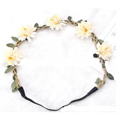 Flower Headband Girls Flowers Hair wear children Headbands Wreath Dressing Hair Accessories